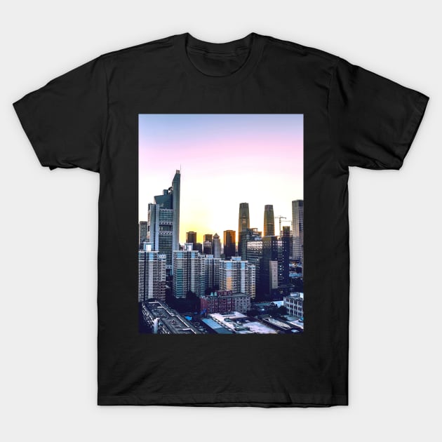 City Of Skyscrapers T-Shirt by Kadeda RPG